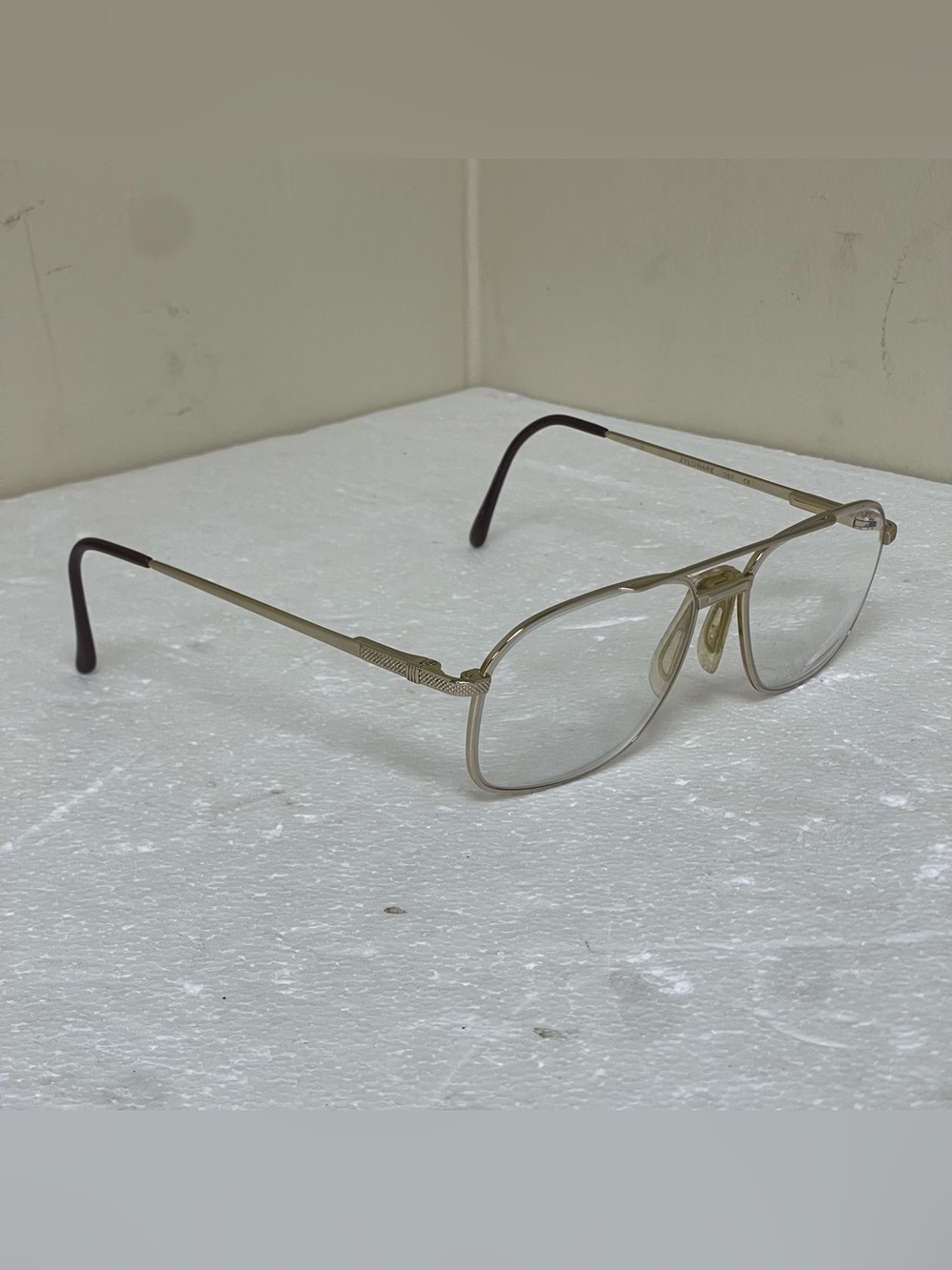 Stetson 178 Zyloware 057 Gold Tone Eyeglass FRAMES ONLY 57 16